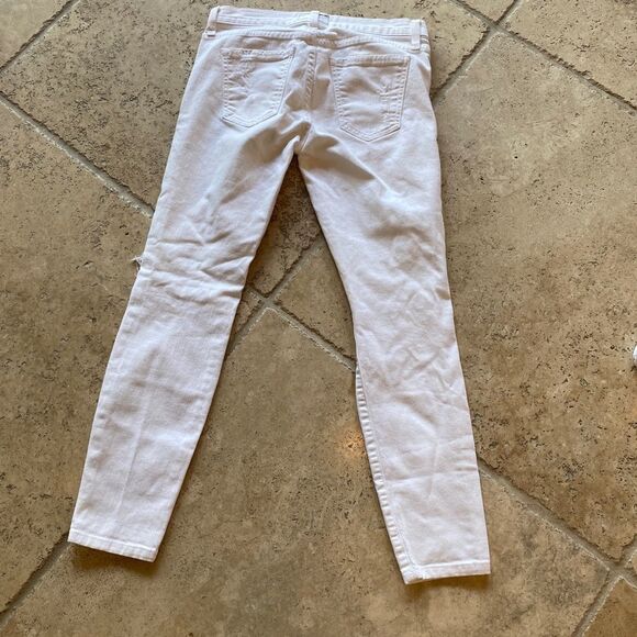 Current Elliott white ripped jeans Size 26 - Picture 4 of 5